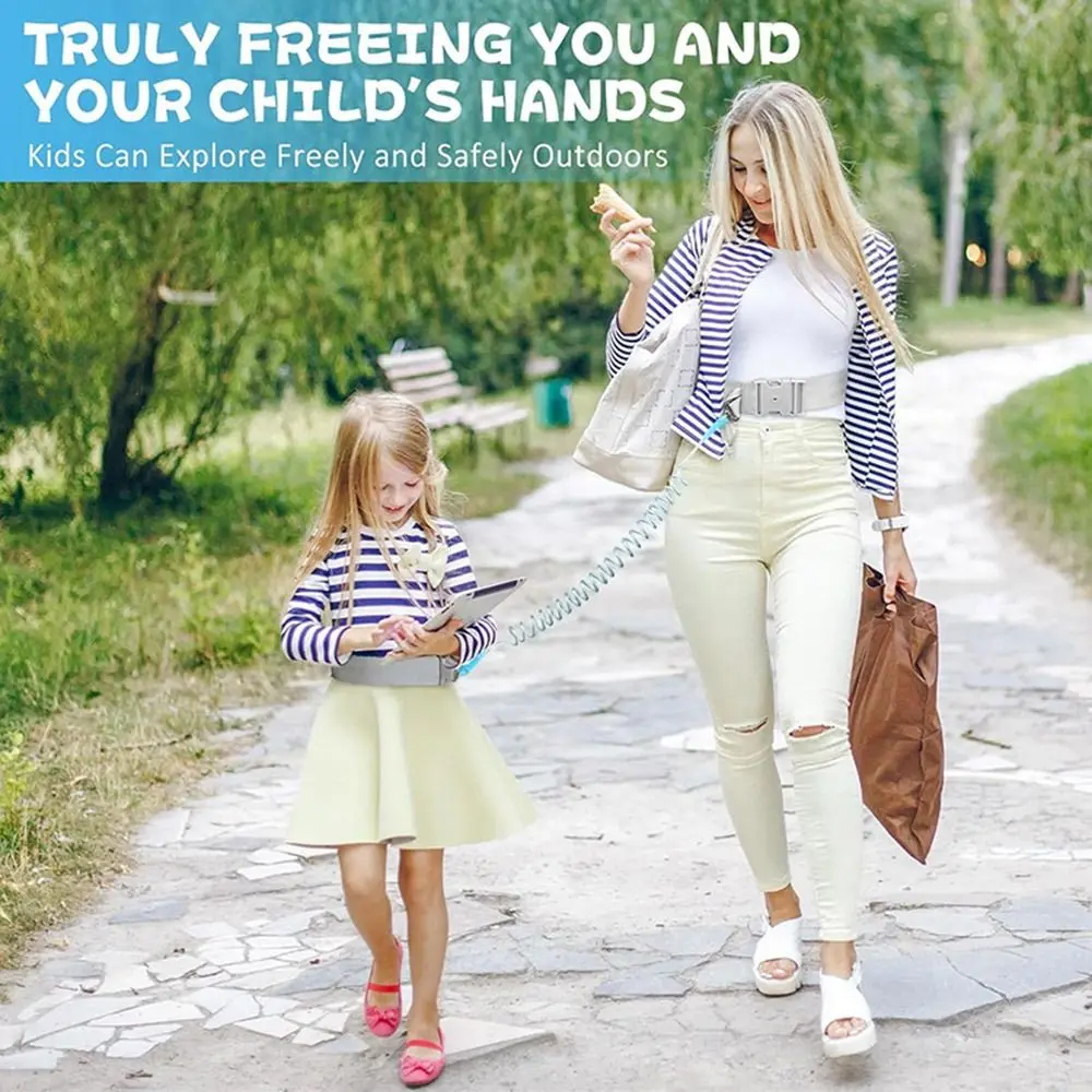 

Secure Adjustable Leash Hands Free Unisex Safety Anti Lost Waist Belt Elopement Tether Public Places