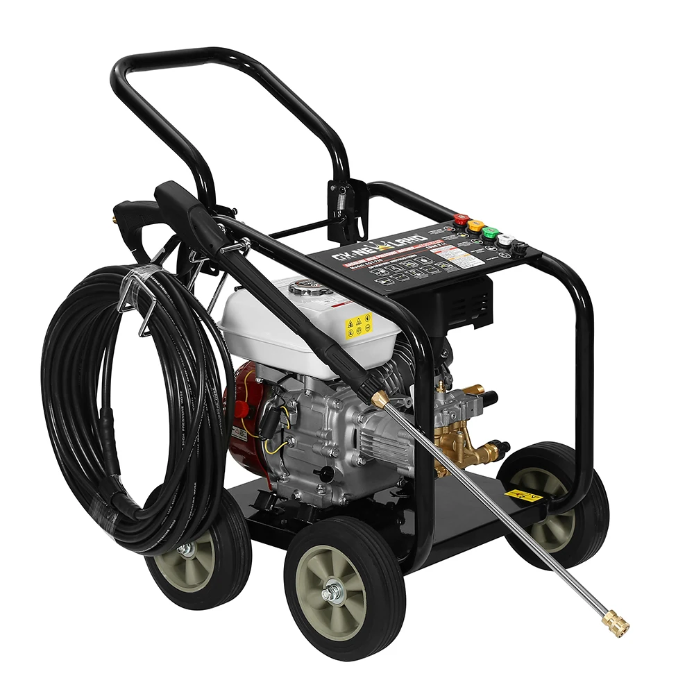 Nettoyeur haute pression à moteur essence pour le nettoyage de tuyaux et de canalisations d'égouts