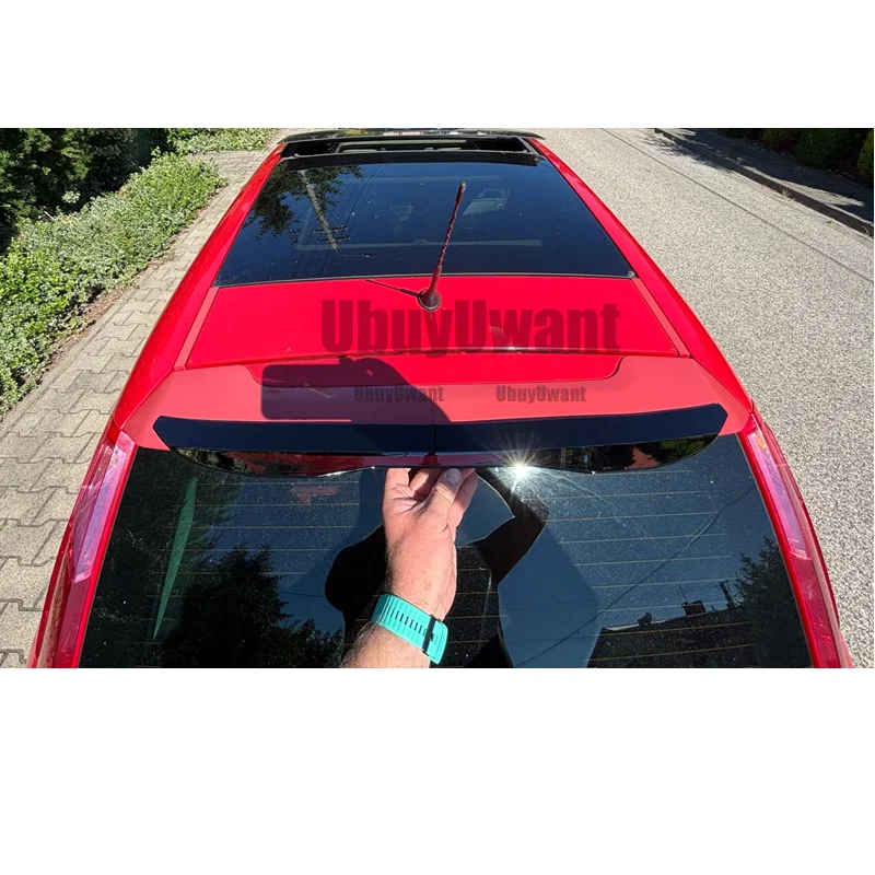 Für FIAT GRANDE PUNTO ABARTH 2007-2010 Hinten Stamm Spoiler Dach Flügel Racing Sport Splitter Außen Teil Tuning Zubehör