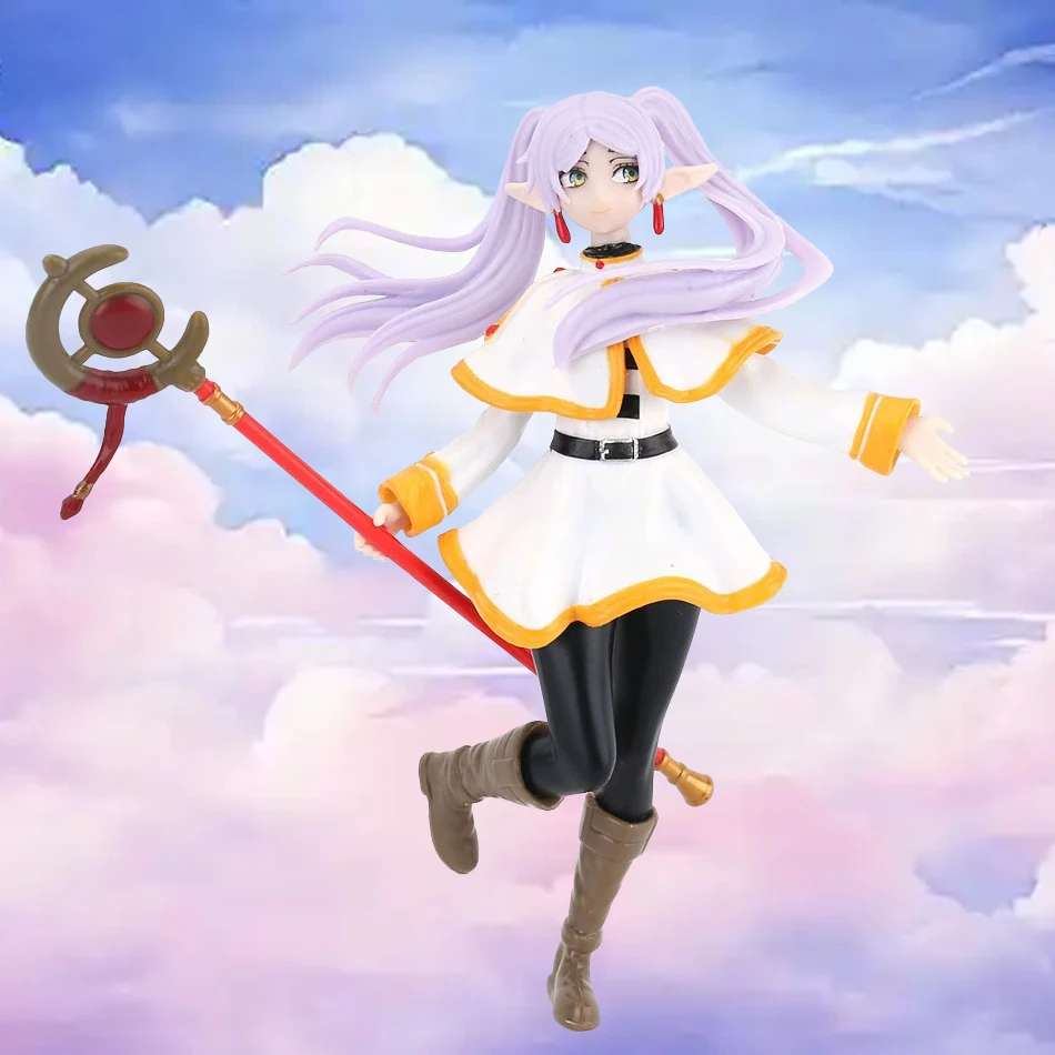 Frieren: Poza krańcem drogi Figurka akcji Frieren Figurka anime Statuetka z PVC Kolekcjonerski model Dekoracja Lalka Zabawka Prezent