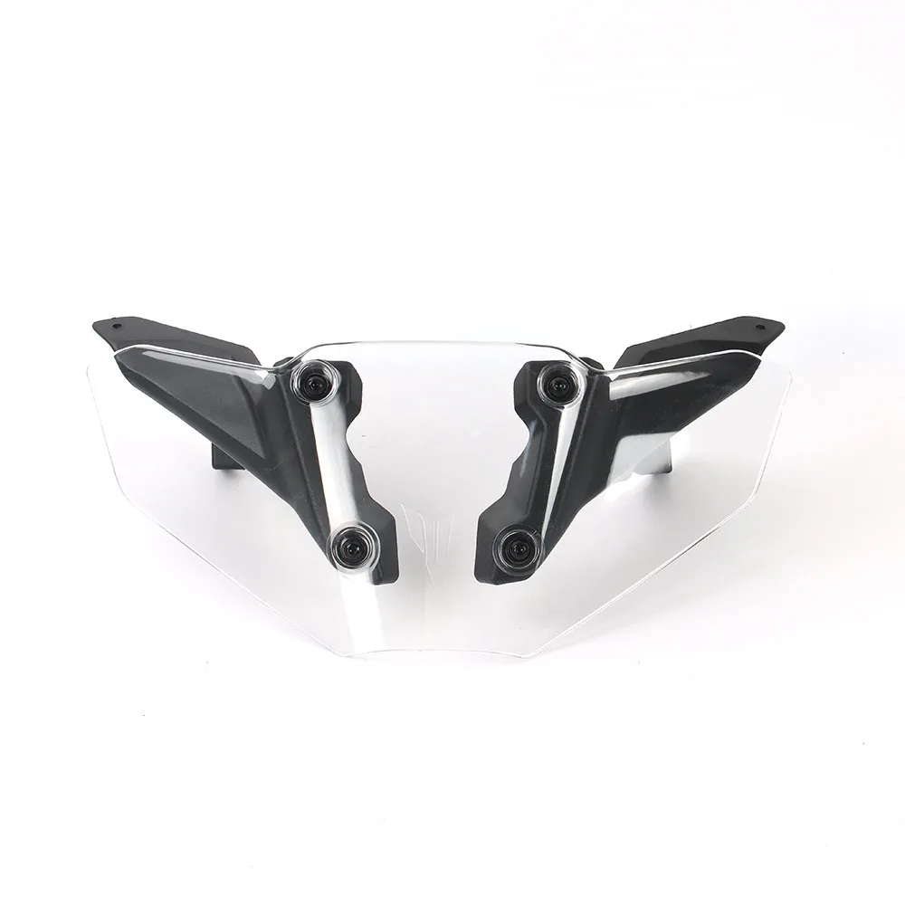 ForYamaha MT-07 2025 Middle Screen&Multi-Mount Structure Kit Motorcycle MT07 GEN4 Front Windshield MT07 Polyvalent WindDeflector