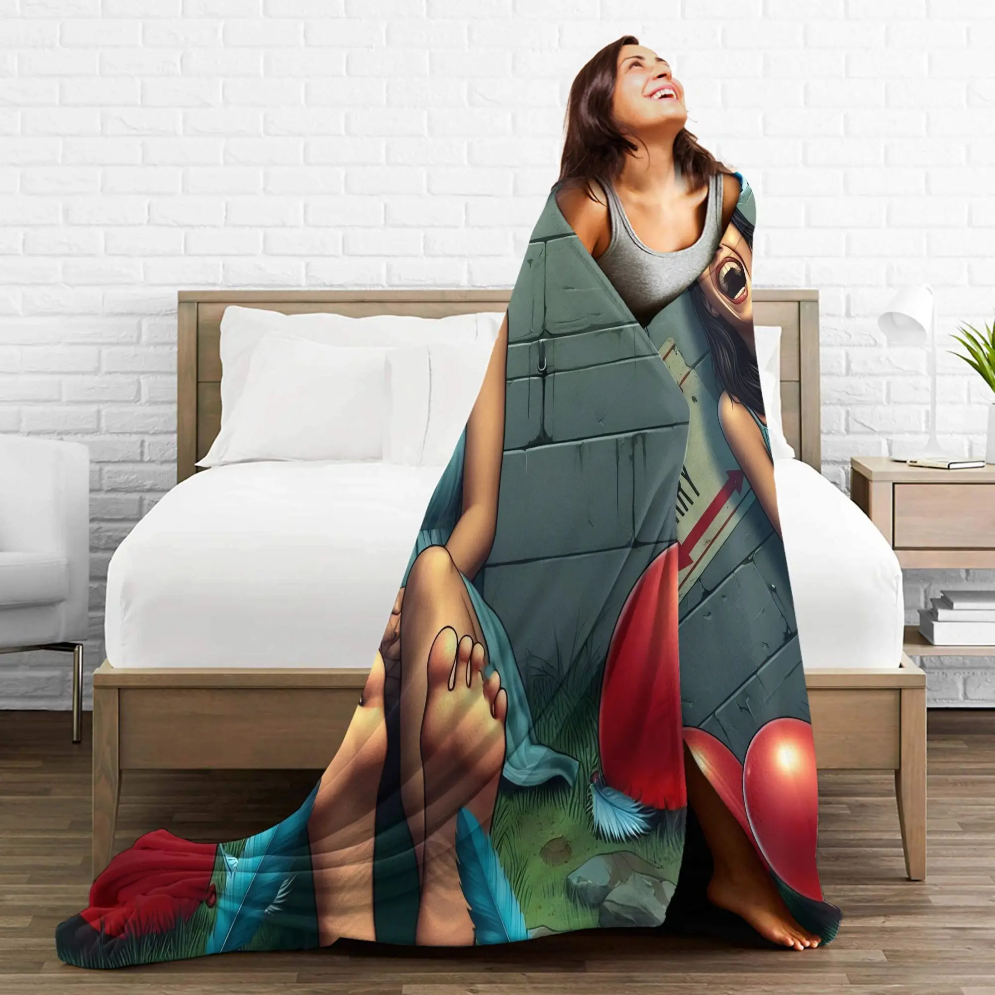 تكنولوجيا المعلومات مرحبا بكم في ديري 2025 الفانيلا البطانيات الخريف سوبر الدافئة رمي بطانية للأطفال في الهواء الطلق الجدة المفرش أريكة غطاء سرير