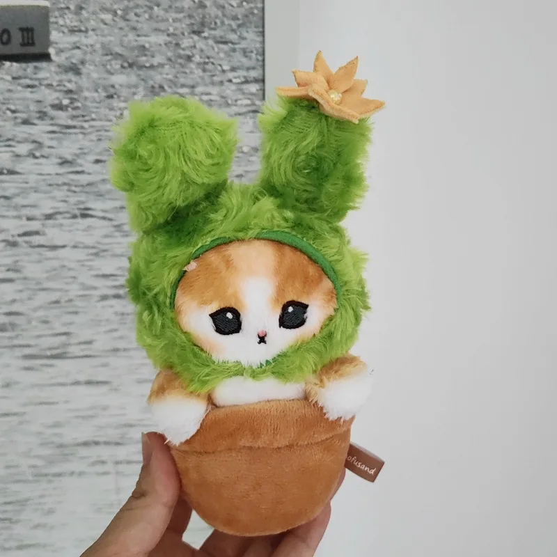 Porte-clés Mofusand en peluche, charme original du Japon, chat requin mignon