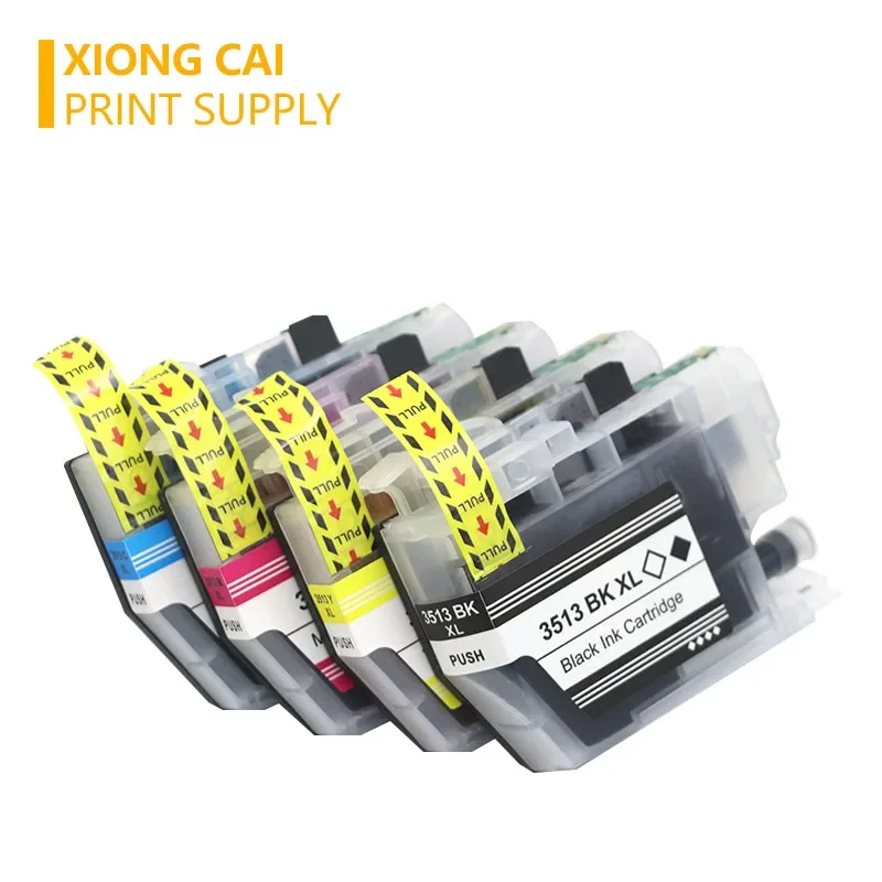 4pcs LC3511 LC3513 Compatible Ink Cartridge For Brother MFC-J690DW MFC-J890DW DCP-J572DW