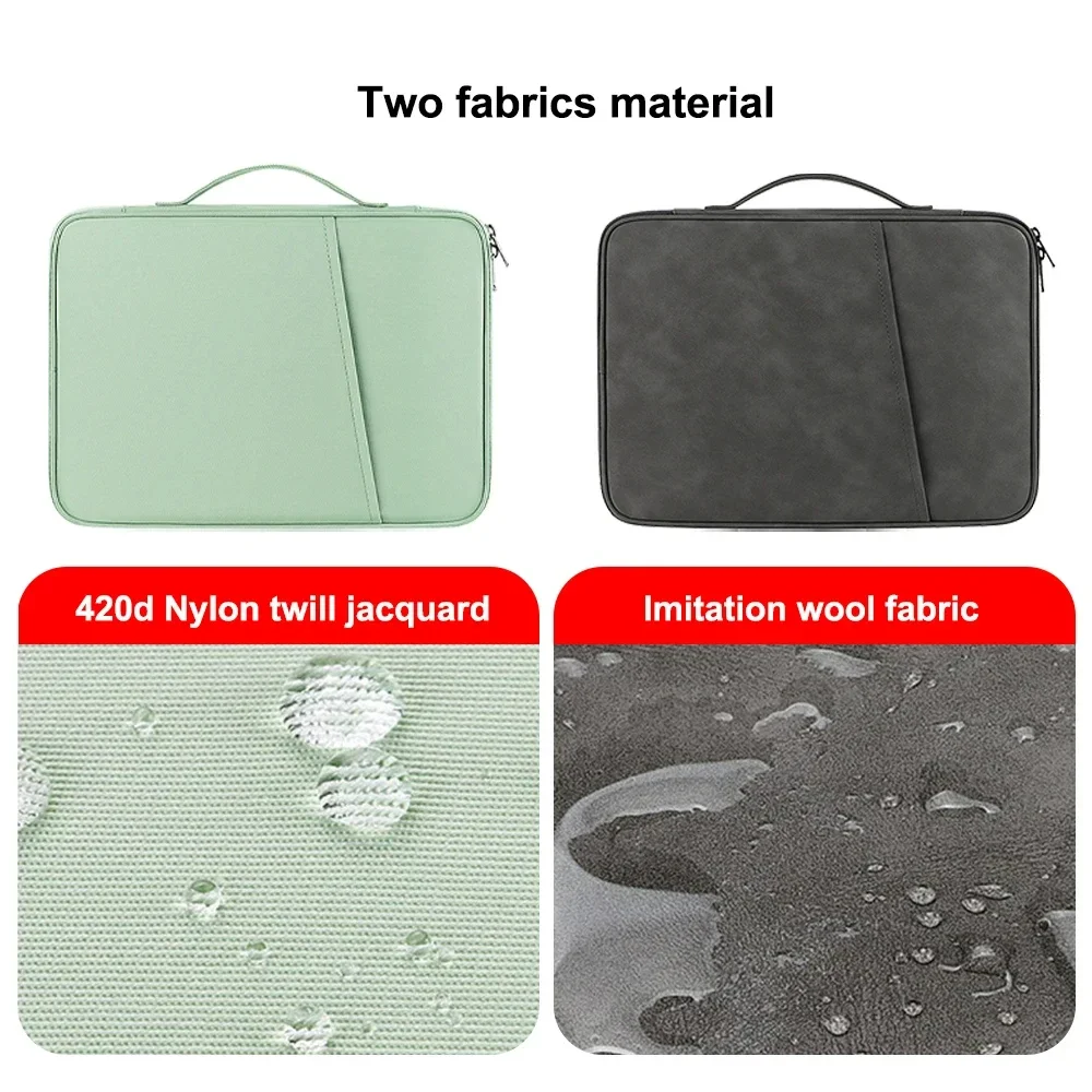 Tablet Laptop Carrying Case Padded Travel Sleeve Bag for iPad Pro MacBook M3 M2 M1 Padded Laptop Case Bags