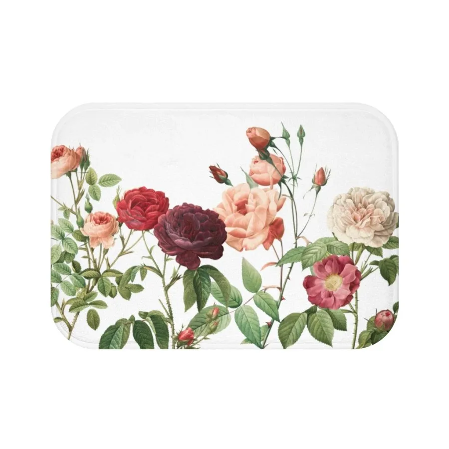 

Rose Garden Bath Mat Home Accents