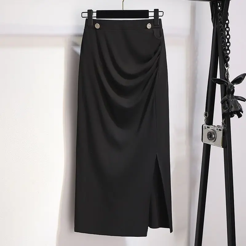 Summer Set 2023 New Arrival Korean Loose Personalized Top Versatile Fashion Half Skirt Suit Two Piece Outfits for women