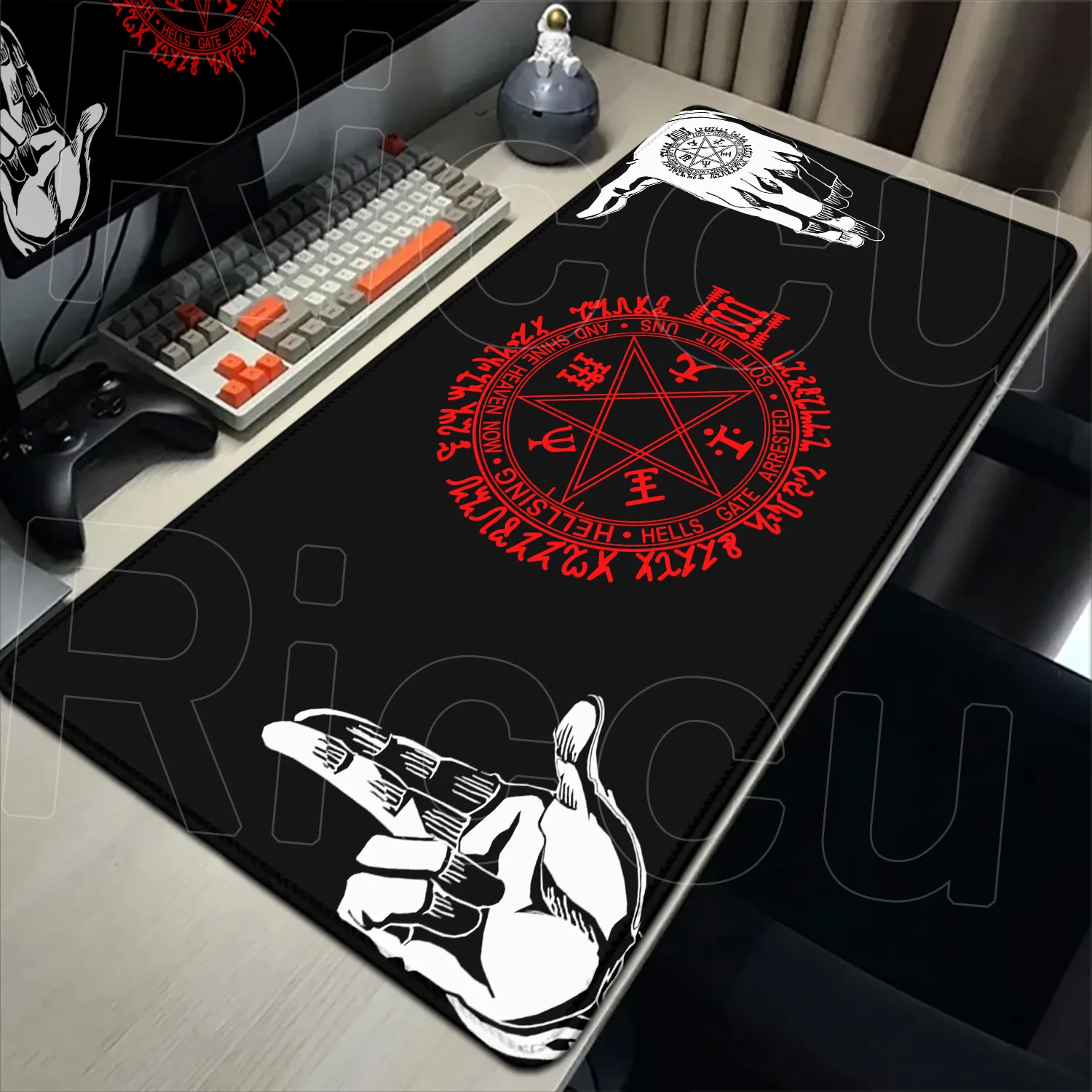 

XXL HD Print Computer PC accessories Gamer Mouse Mat Hellsing Alucard Large Gaming Mouse Pad Anime Carpet Keyboard Mat Desk Pads