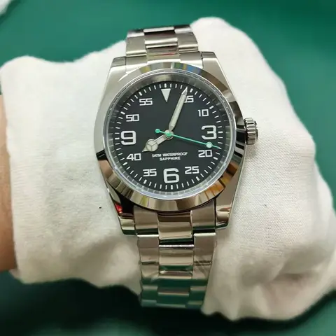 DD39MM Sapphire Glass Men's Watch Stainless Steel Japan Quartz Movement 50M Waterproof Men Business Luxury Swimming Clock