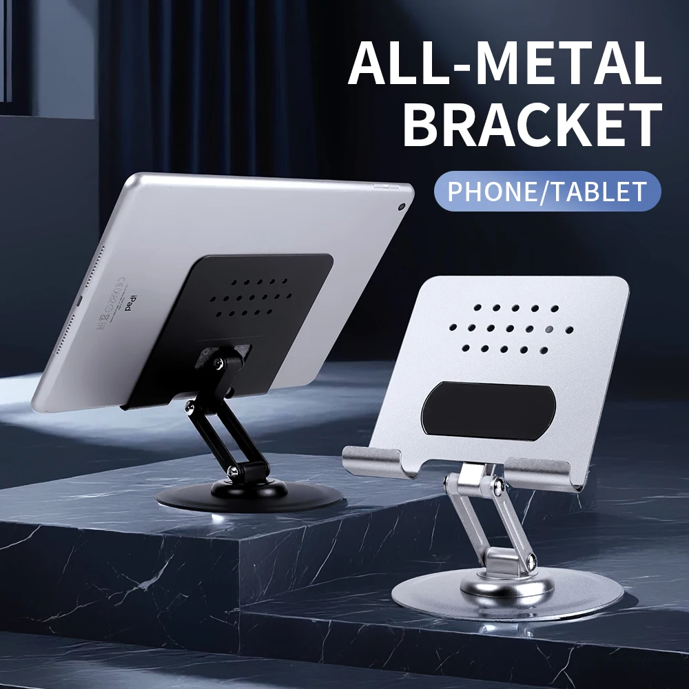 Premium Alloy Multi-Functional Desktop Stand Adjustable Liftable for iPad Phone Gaming Drawing Live Streaming Online Class