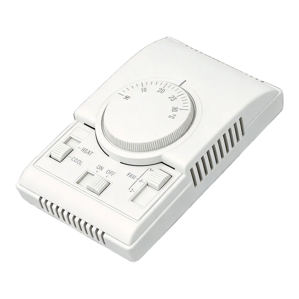 ABS AC Fan Control Central Air Switch Single-wire And Double-wire Metal Diaphragm Technology Contacts Rated 220V