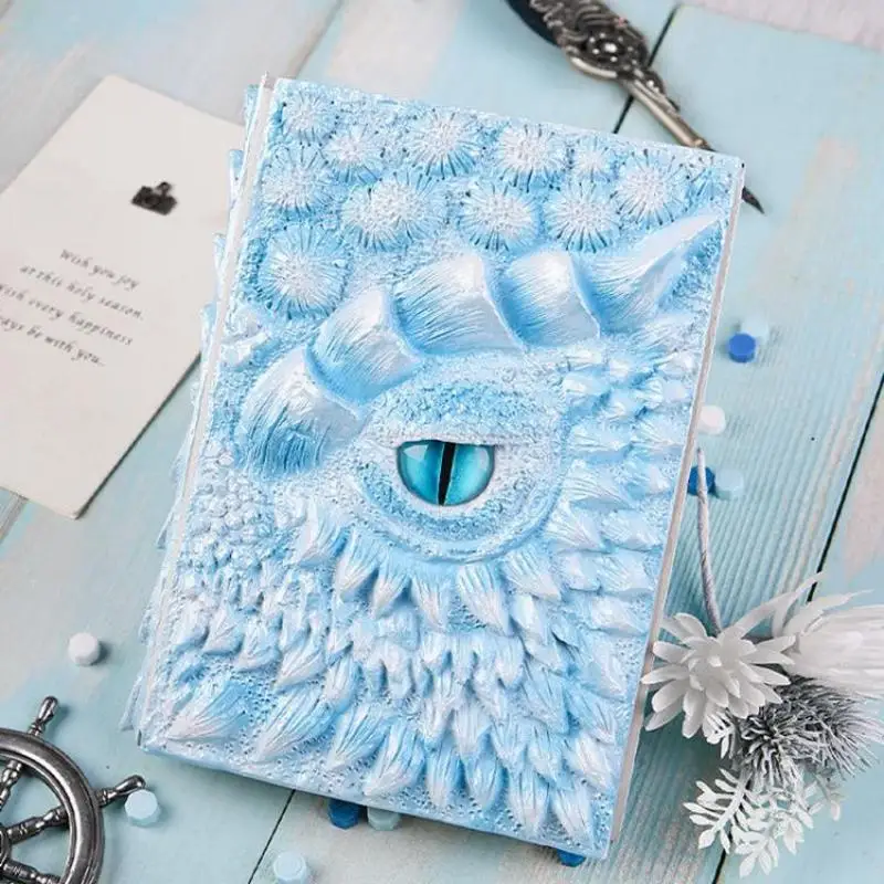

High Appearance Handmade Account Relief Handmade Account Book Vintage Diary Notebook Gift For Girls Magic Book Girl'S Heart