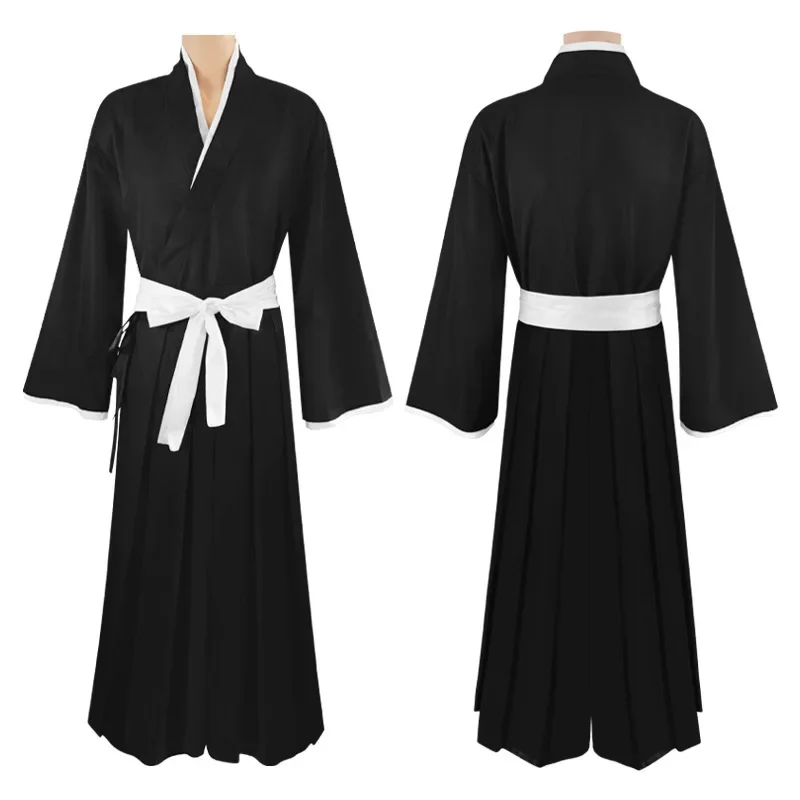 Anime Bleach Abarai Renji Cosplay Costumes Mens Japanese Kimono Set Thousand-Year Blood War Vice Captain of Team Six Uniform