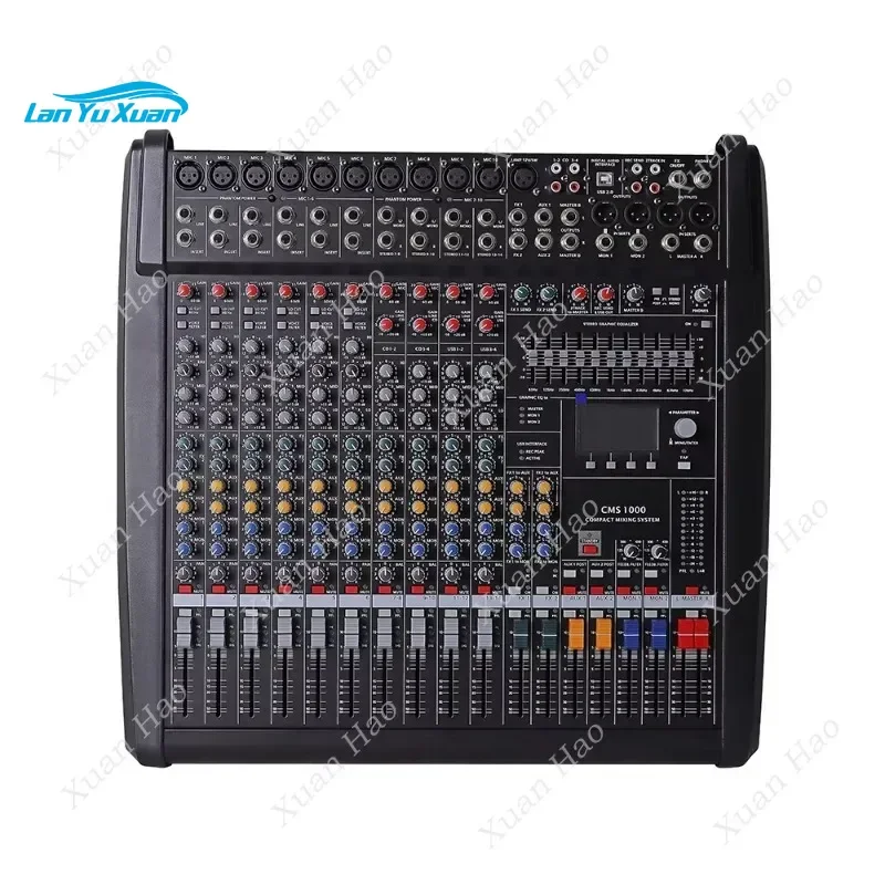

XH CMS1000-3 Studio Mixers Music 10 Channel DJ Sound System Mixer Audio CMS1000-3