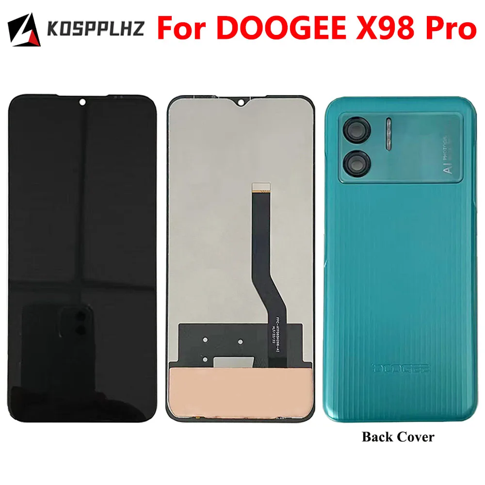 100% Work For DOOGEE X98 Pro LCD Display + Touch Screen Replacement Optionally Add A Back Cover