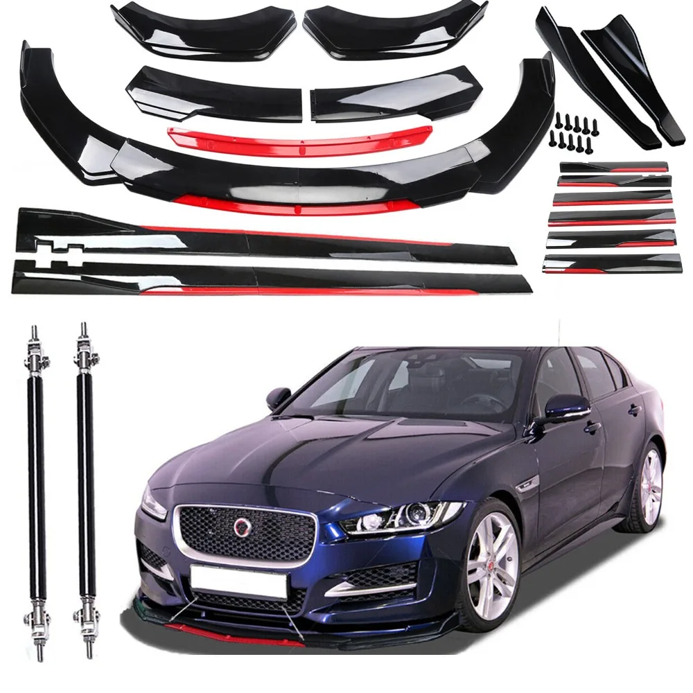 

For Jaguar XE XF XJ Front Rear Bumper Spoiler Body Kit Splitter Side Skirt United States