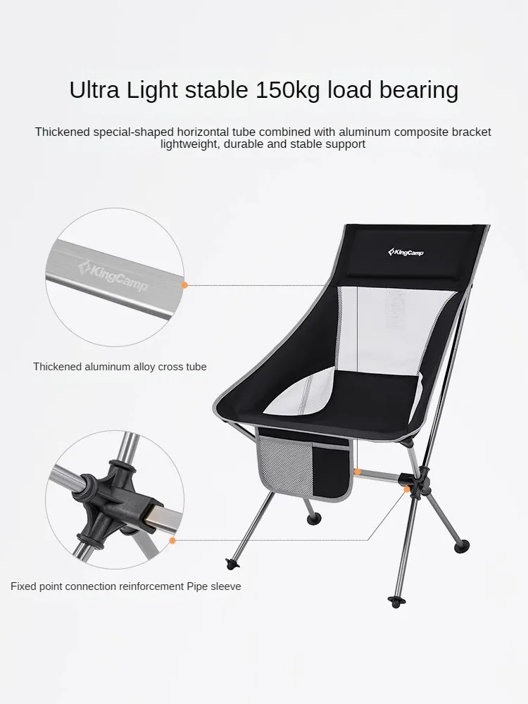 Ultralight outdoor folding chair for camping and picnic