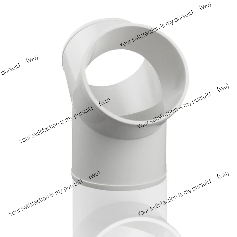 100Mm T/Y pipe connector 4in pipe T/Y diverter for exhaust ventilation pipe fittings