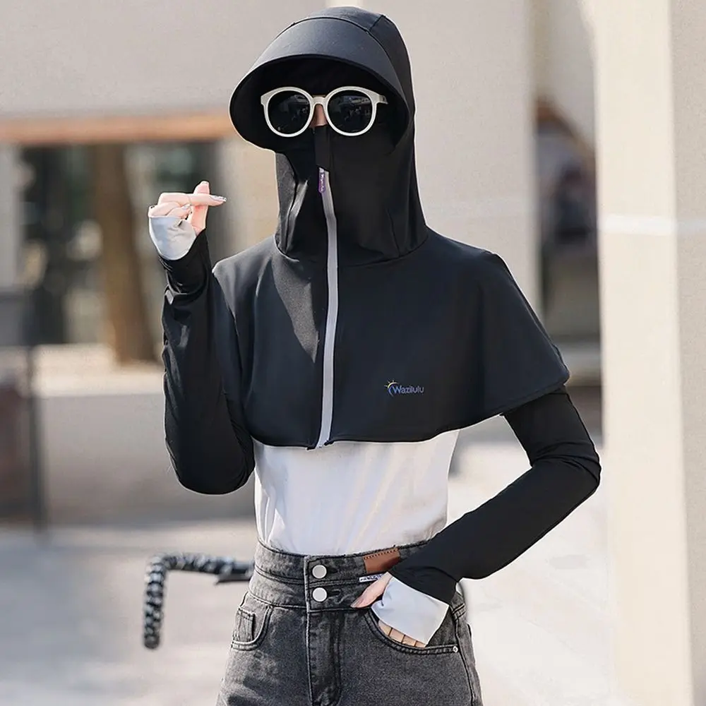 

Fisherman Cap Face Mask Hat Wide Brim Neck Protection Hiking Driving Ice Silk Cycling Sun Hat Neck Flap Cap Protection Face Cap