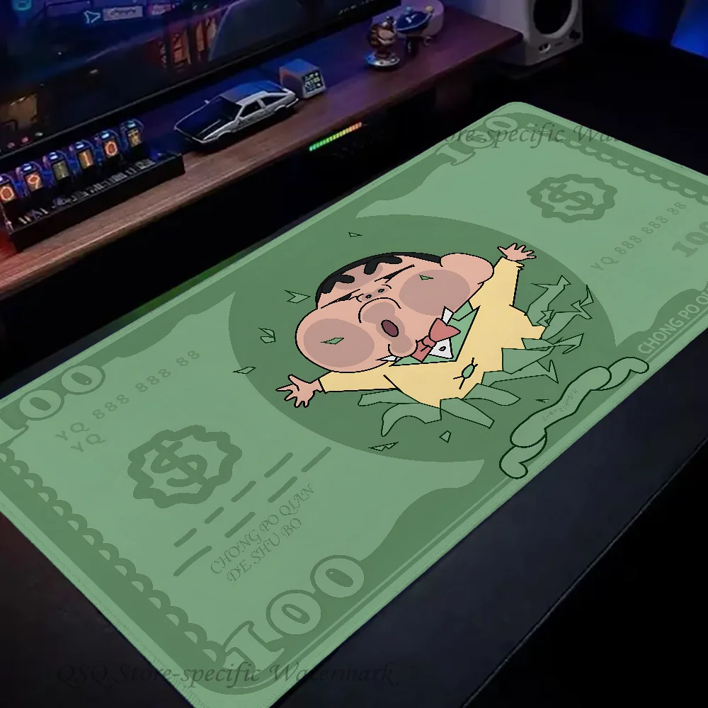 Anime Cartoon C-Crayon Shin-chans Mousepad Large Gaming Mouse Pad LockEdge addensato tastiera del Computer Table Desk Mat