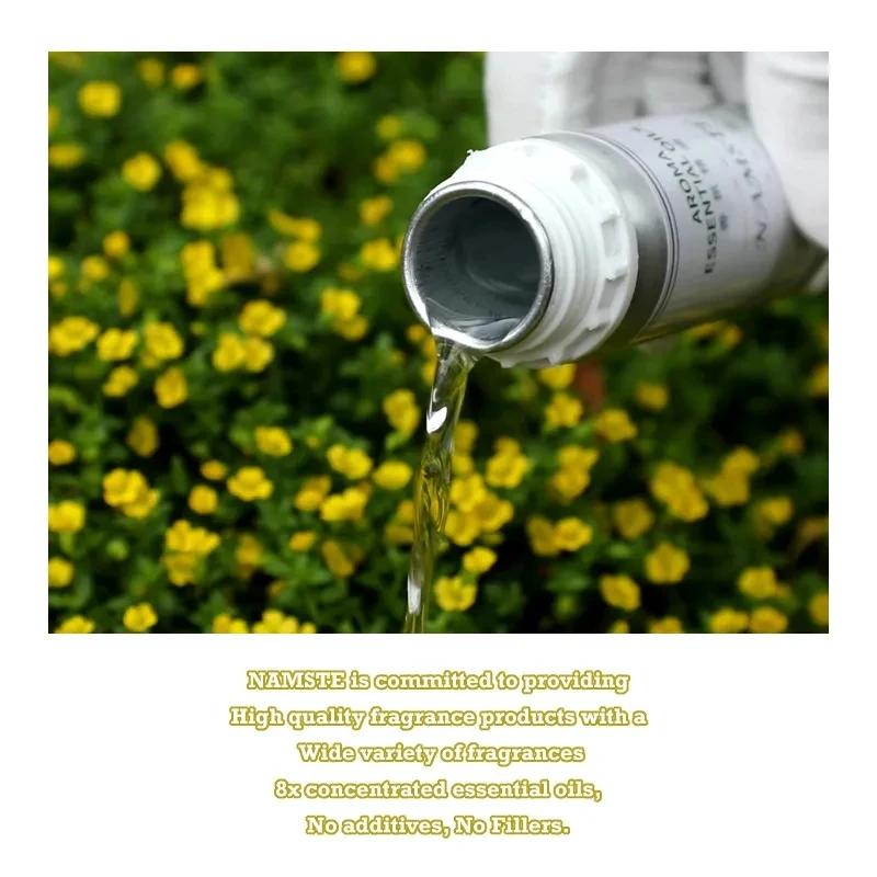 Namste น้ำมันหอมระเหย100มล. เครื่อง Essential กลิ่นหอมดอกไม้และผลไม้ก้านปักน้ำมันหอมระเหยสำหรับบ้านและสำนักงานสปา