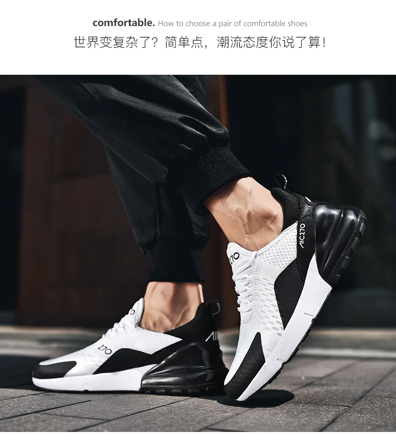 Herren-Paar-Sneaker, neue atmungsaktive Sportschuhe mit Mesh-Obermaterial und Luftpolsterung, Unisex-Freizeit-Laufschuhe für Herren und Damen, Größe 36–47. – Detail 2