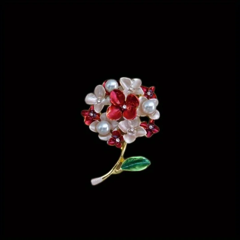 Red Flower Bud Broo… - image