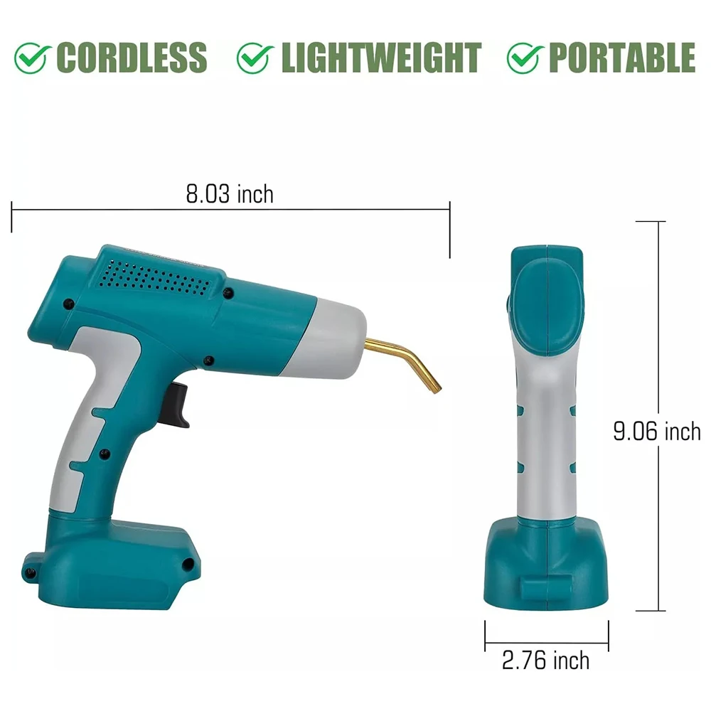 Per Makita/Dewalt/Milwaukee/Ryobi 18V batteria plastica saldatrice portatile pannello carrozzeria riparazione crepa saldatrice cucitrice a caldo