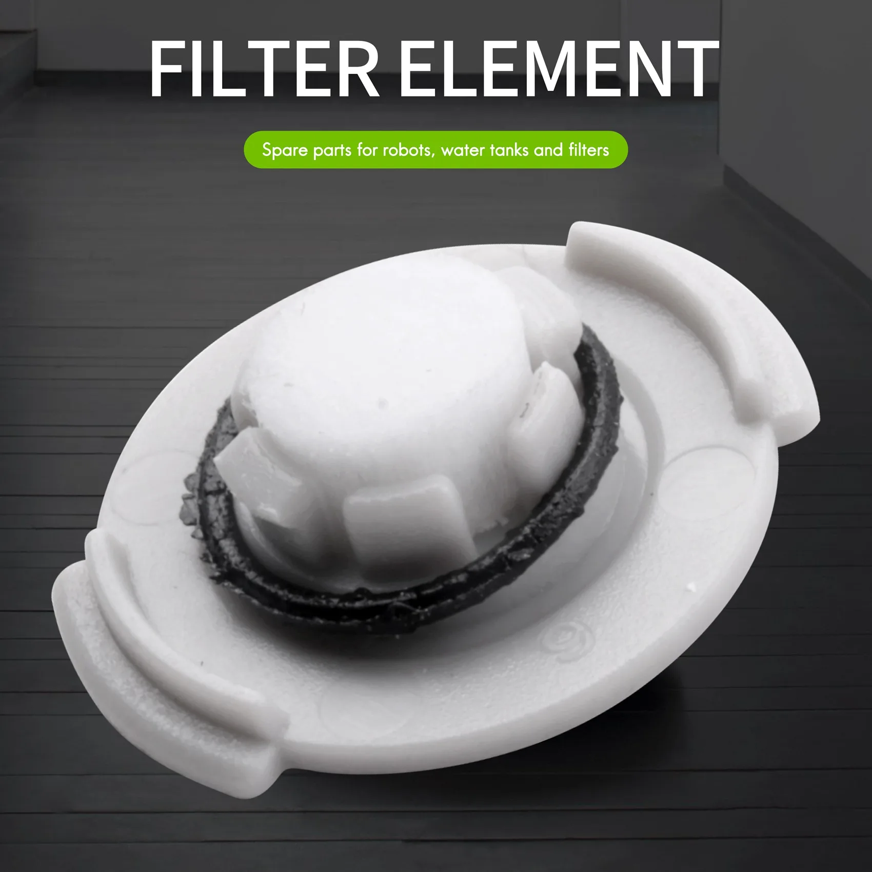 12 pezzi filtro serbatoio acqua per Xiaomi S50 S51 Roborock Robot aspirapolvere 2 pezzi di ricambio filtri accessori