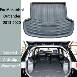 For Mitsubishi Outlander 2013 2014 2015-2018 2019 2020 Car Rear Trunk Mat Cargo Liner Boot Floor Tray Carpet Car Accessories