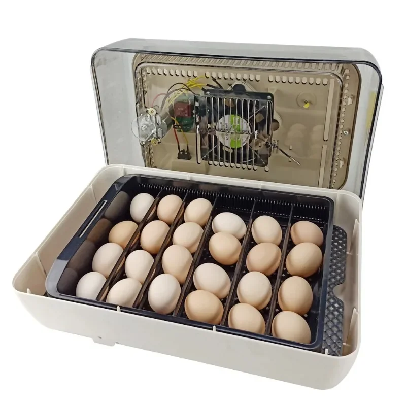 

【Best-selling】24 eggs Automatic Hatching Machine New Small Automatic