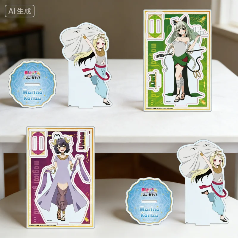 Gushing Over Magical Girls Mahou Shoujo Ni Akogarete Hiiragi Utena Anime - Soporte de acrílico de 15 cm, modelo de placa, llavero, decoración de escritorio