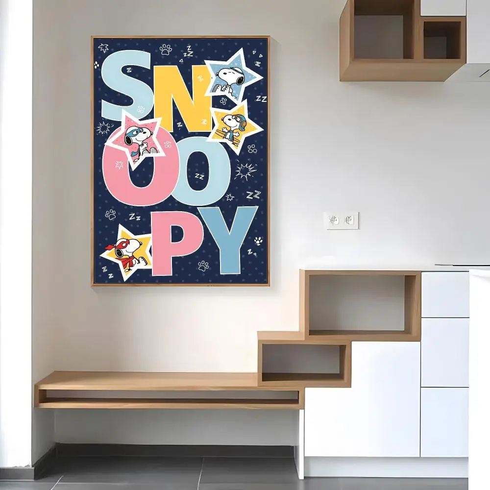 Cartoon Dog Snoopys Poster Paper Print Home Living Room Bedroom Entrance Bar Cafe Art Painting Decoration