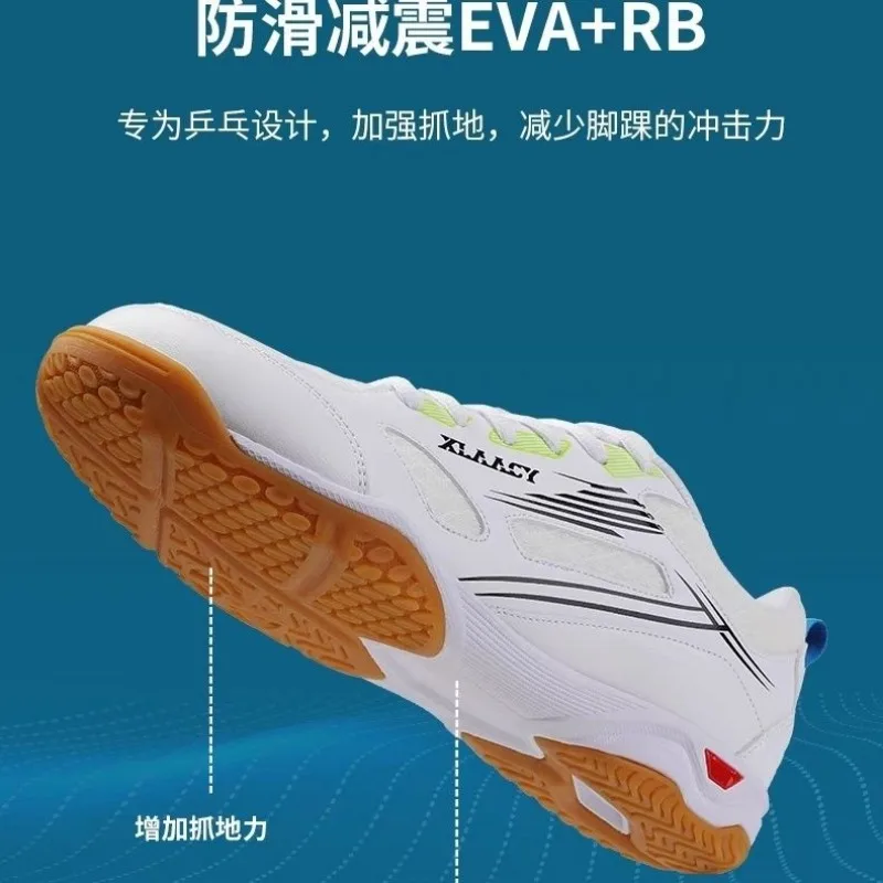 Ultra-light Breathable Badminton Shoes Professional Tennis Shoes Men's and Women's Sports Shoes Comfortable Table Tennis Shoe