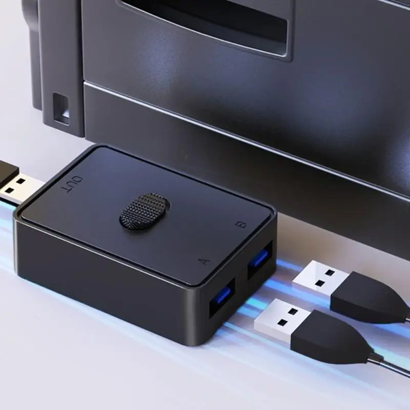 USB3.0 Switcher Bi-Directional USB Switch2 in1 Out / 1 in 2Out USB Switcher HUB