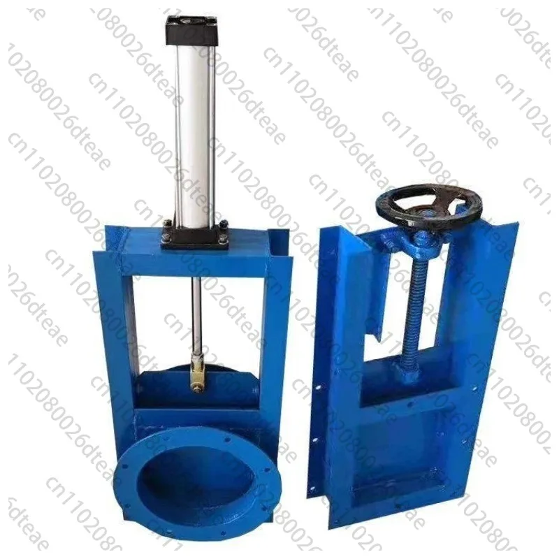 Durable Stainless Steel Slide Gate Valve Manual Pneumatic Electric For Sewage Material Flow Regulation