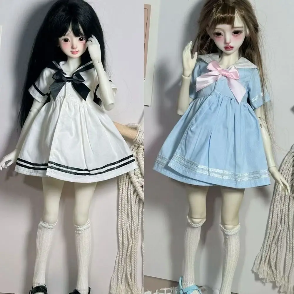 

Fashion Doll Sailor Suit Casual Clothes College Dress For 30/45cm Doll Princess Long Skirt for 1/4 1/6 BJD Doll DIY Accessories