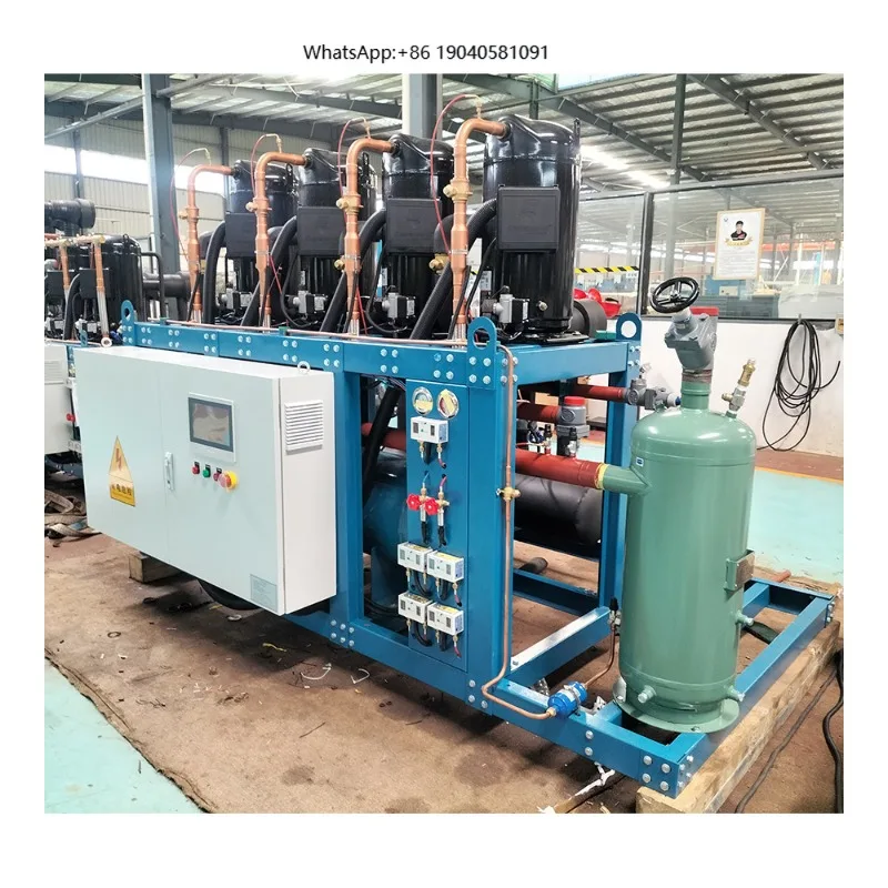 Commercial Air Cooled Scroll Refrigeration Unit for Cold Room Projects and Fresh Food Preservation