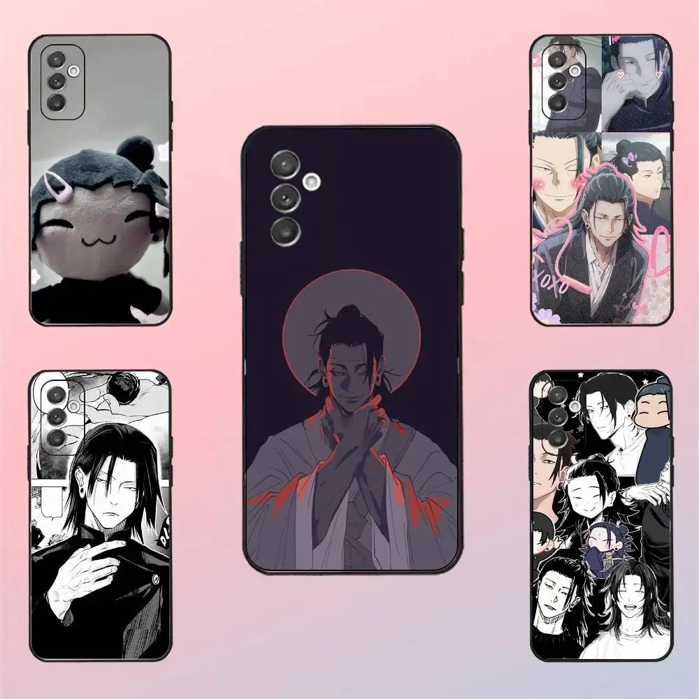 

J-JujutsuS K-Kaisen Geto Suguru Phone Case For Samsung S 25,24,23,22,30,21,10,9,Ultra,Plus,Lite,FE,4,5 G Black Soft Case