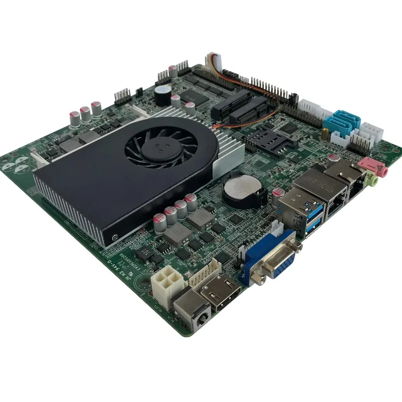 

QM9360 Mini ITX Motherboard With I5 5200U CPU 6COM Ports 4k for Automation Control