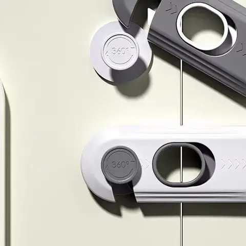 Home Refrigerator Lock Multi-Function Drawer Locks For Kids Security Protection Baby Anti-Pinch Hand Cabinet Door Buckle