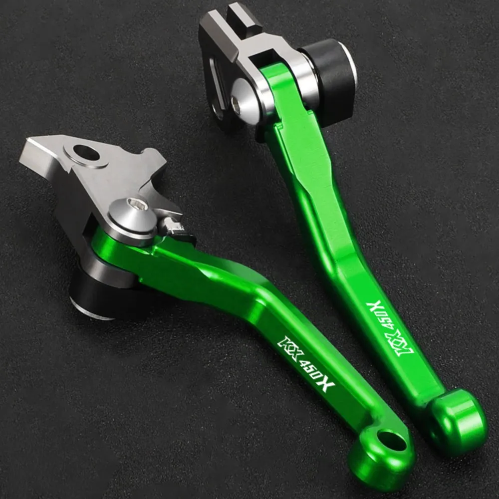 KX 450X Dirt Bike Motocross Foldable Pivot Brake Clutch Lever Handle Levers For KAWASAKI KX450X 2021 2022 2023 2024 Off-Road