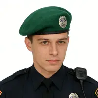 Boinas Verdes del ejército de lana para hombres, Boina del Ejército de los EE. UU.