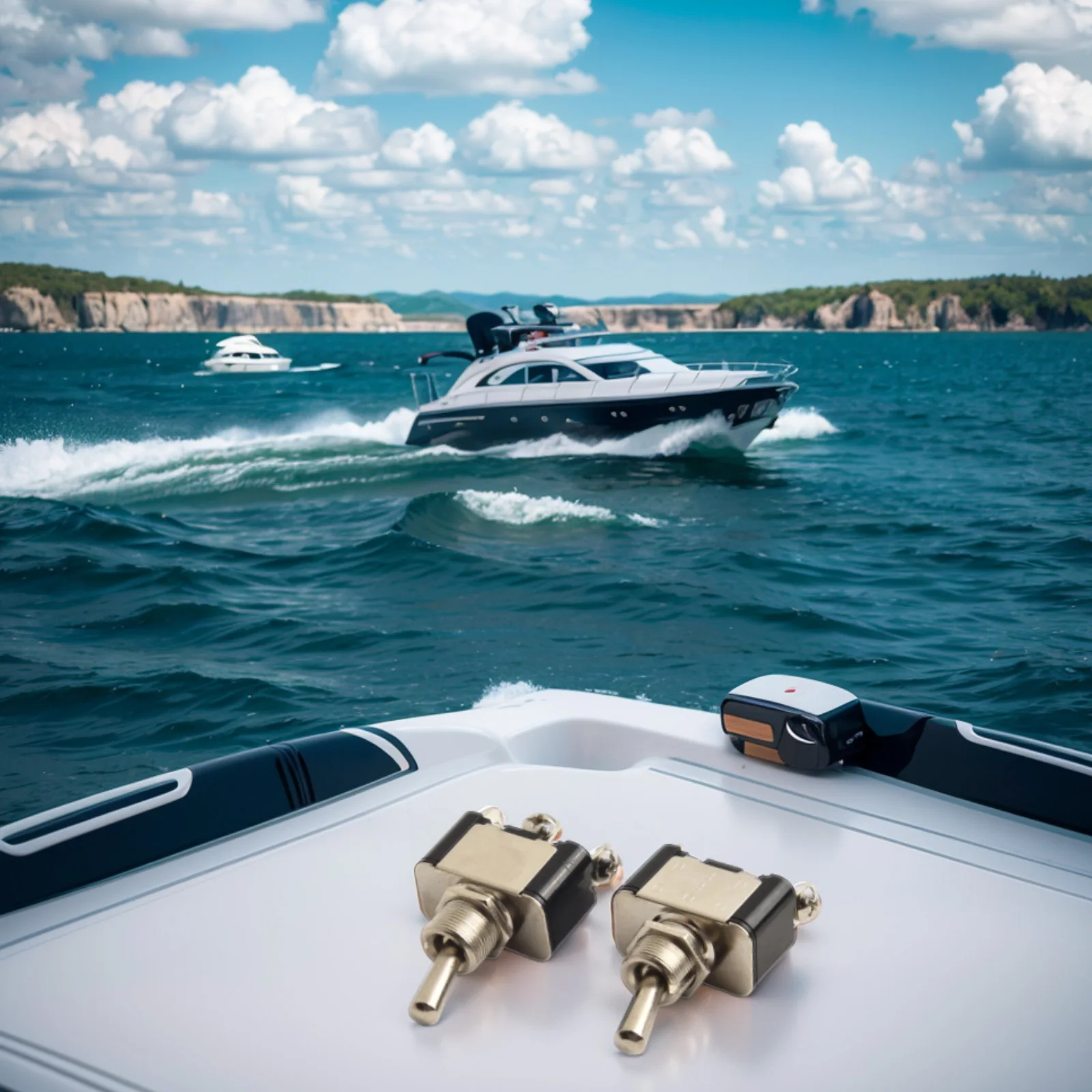 For Boats For Cars Ignition Toggle Switch Car Modification Switch Flexible Operation High Conductivity High Sensitivity