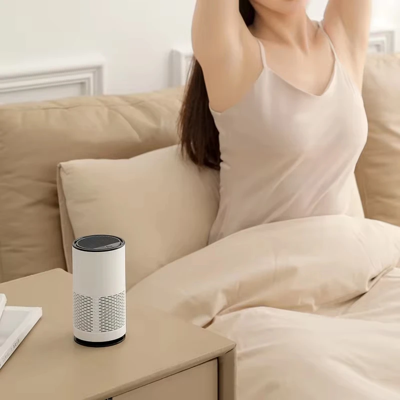 جديد المحمولة أنيون تنقية الدخان فلتر الهواء USB صغير قابلة للشحن الفورمالديهايد إزالة الروائح الكريهة للسيارة المنزل غرفة نوم مكتب