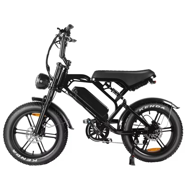 

STLF US AUS Warehouse V20 Fatbike 20inch Retro Ebike Cheap off Road Electric Bicycles Adults 750w Electric Bike