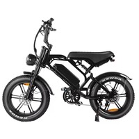 STLF US AUS Warehouse V20 Fatbike 20inch Retro Ebike Cheap off Road Electric Bicycles Adults 750w Electric Bike