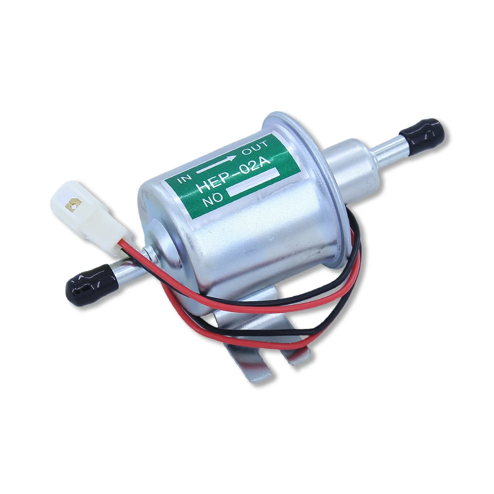 Pompa elettronica del carburante interamente in rame 12V HEP02A Pompa per auto benzina e diesel Parte ad alta efficienza HEP-02A
