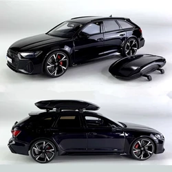 1/18 Audi RS6 Avant Station Wagon Alloy Car Model Diecasts Metal Sports Car Vehicles Model Simulation Sound Light Kids Toys Gift