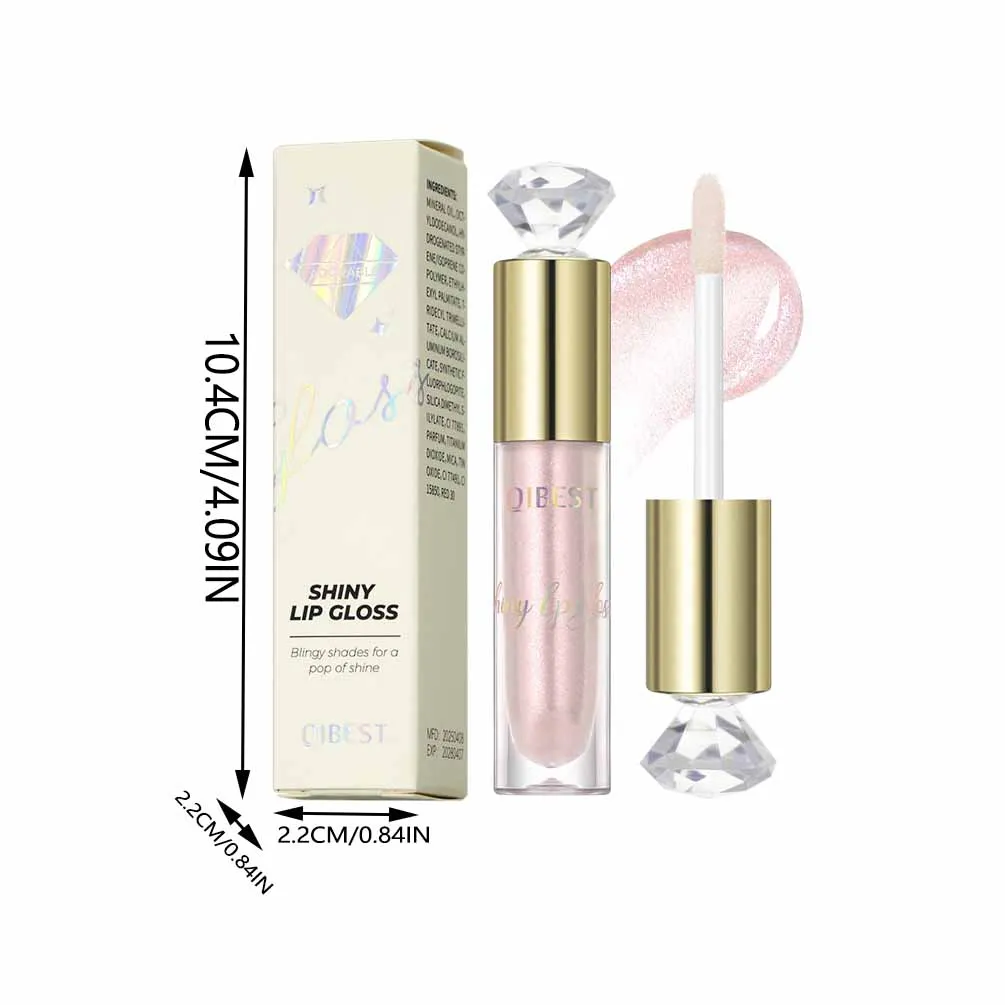 ลิปสติกกลอสเนื้อชิมเมอร์ 5 สีพร้อมเนื้อละเอียดและประกายเงางามที่ซ้อนทับกัน ให้ความชุ่มชื้นและไม่เหนียวเหนอะหนะ